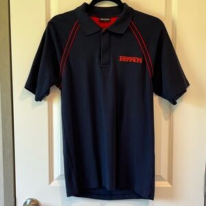 Vintage Y2K Ferrari Racing Polo Shirt Logo Size Small Official Product
